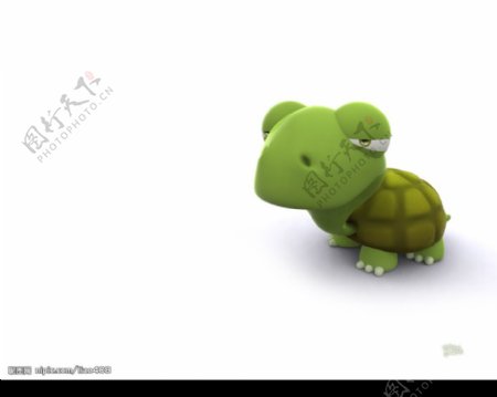 3D乌龟壁纸图片