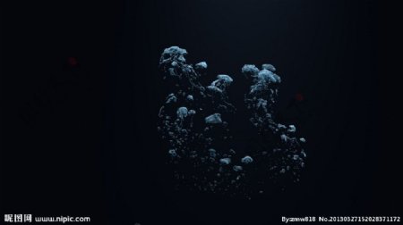 海底水泡图片