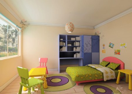 幼儿卧室设计效果图图片