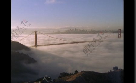 云雾大桥视频素材