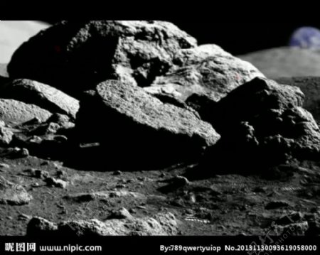 陨石背景视频素材
