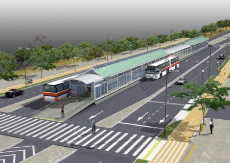 BRT快速公交图片
