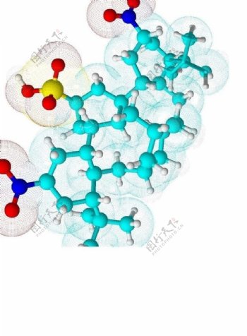 分子结构图图片