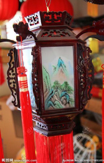 北京圆珠宫灯图片