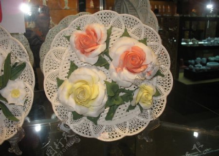 玫瑰花盆图片
