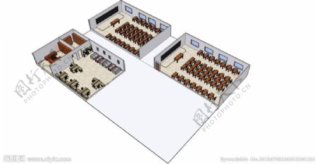 教室设计效果图图片