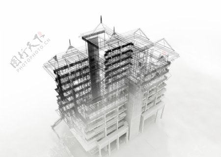 高楼建筑效果图图片