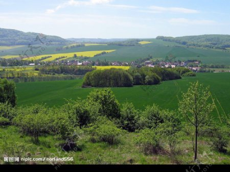 德国Eichsfeld乡村风景图片