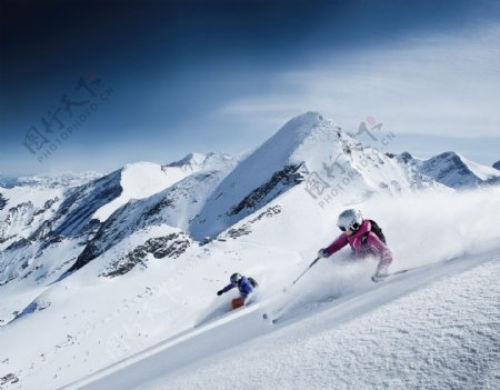 滑雪滑雪场图片
