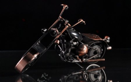 金属摩托车图片