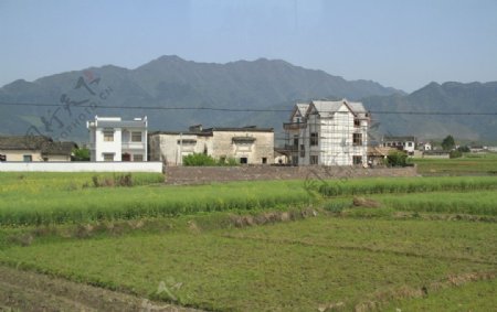 黟县农村新旧住宅图片