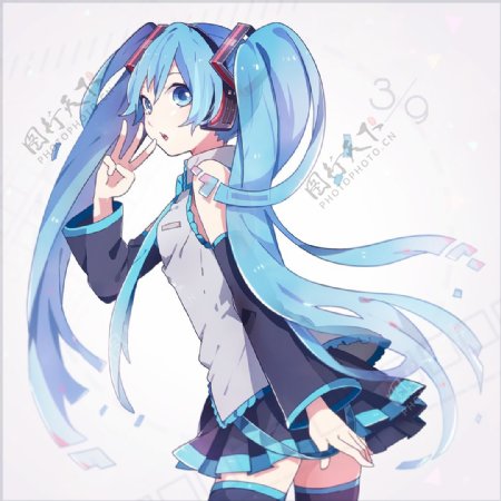 初音少女图片