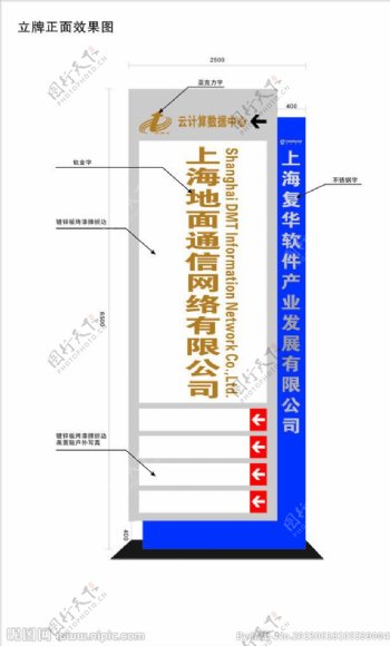 户外立牌图片