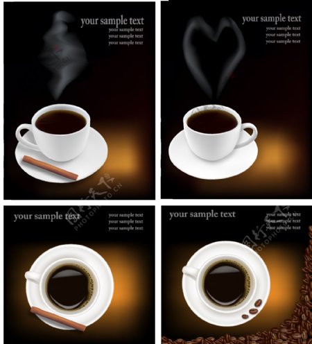 咖啡主题矢量素材图片