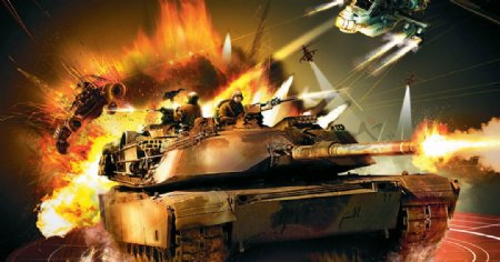 火坦克战场枪游戏图片