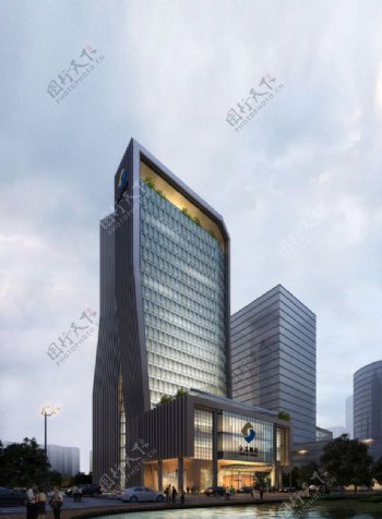 银行建筑设计图片