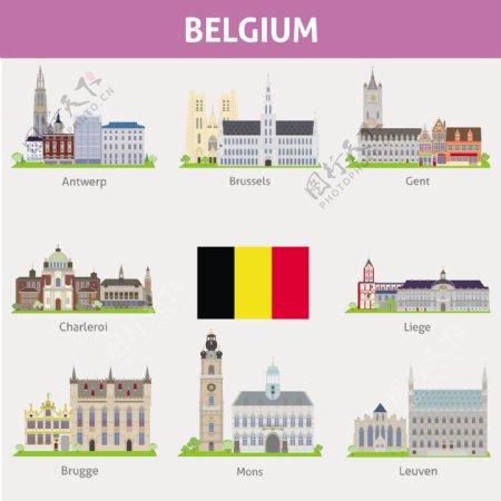 比利时建筑图片