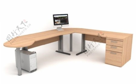 办公室家具模型图片