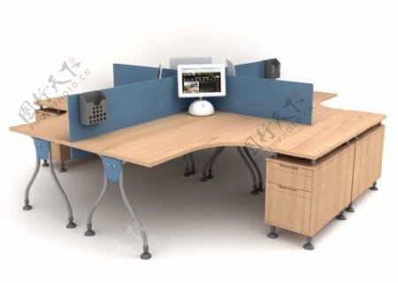 办公室家具模型图片