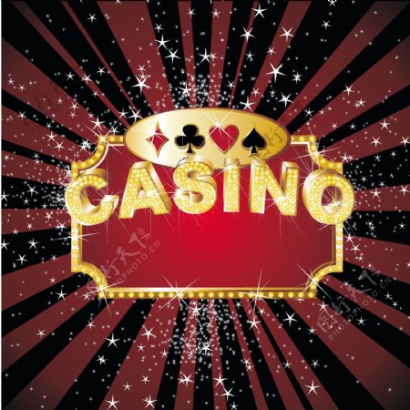 赌场海报背景图片