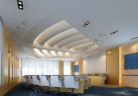 商业空间会议室图片