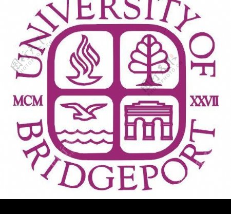 美国布里奇波特大学标志图片