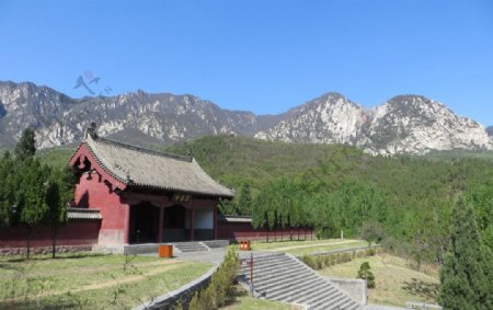 嵩山嵩岳寺图片