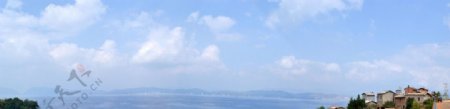 抚仙湖全景图片