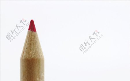 红色蜡笔铅笔图片