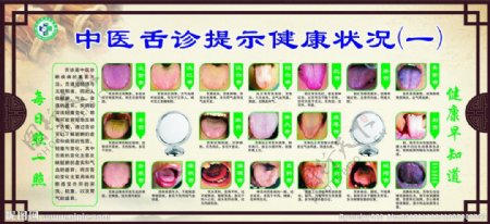 舌诊展板图片