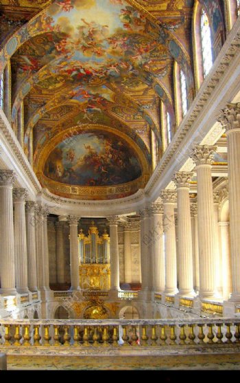 凡尔赛宫的皇室教堂图片