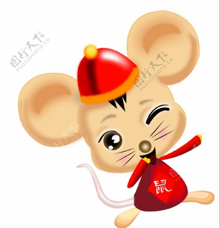 家乐福春节矢量老鼠图片