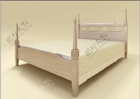 精致欧式家具简洁欧式床图片
