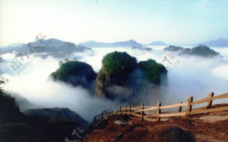武夷山天游云海图片