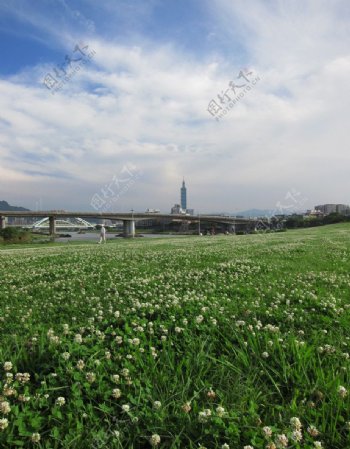 台湾建筑绿地风景图片