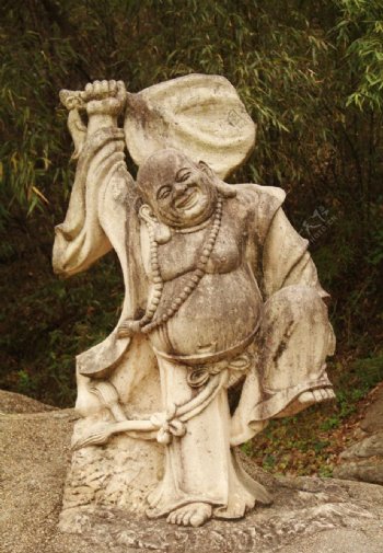 弥勒菩萨雕像图片