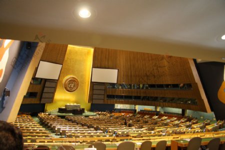 联合国大会会场图片