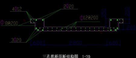 三孔拱桥面板结构图片