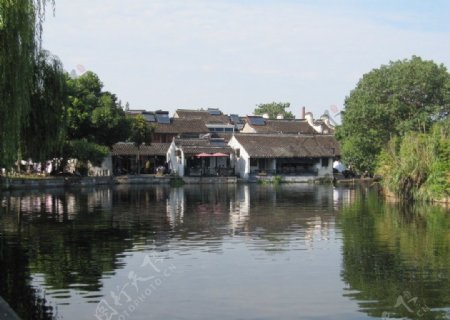 同里古镇湖景观图片
