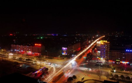 城市夜景素材图片