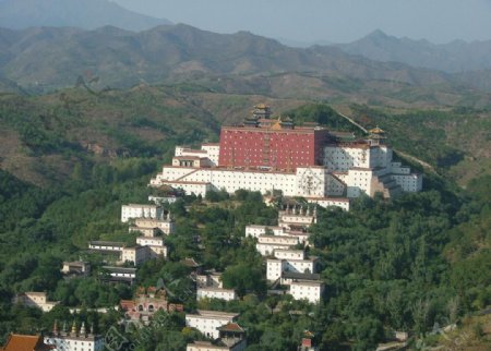 普陀乘宗之庙远景图片