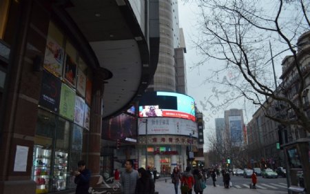 上海街道景观图片