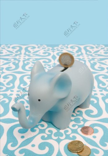 小象存钱罐图片