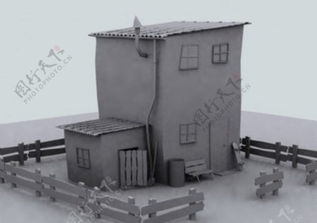 3D室外建筑模型图片