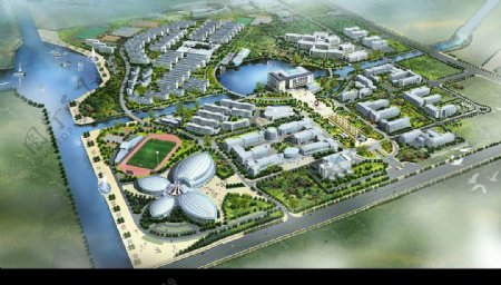 上海海事大学临港新校区效果图图片