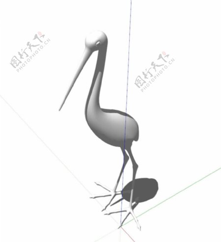 鸟雕塑图片