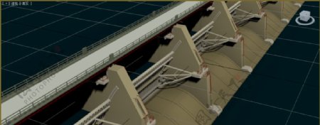 水库大坝模型图片