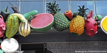 水果雕塑图片
