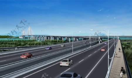 大桥3D效果图图片