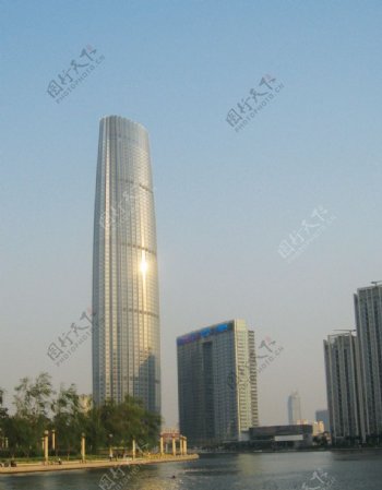 天津环球金融中心非高清图片